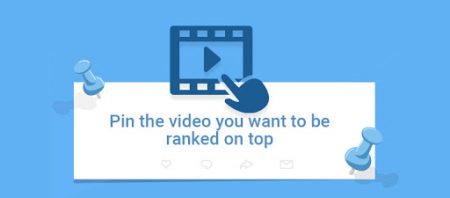 Pin video to rank on top