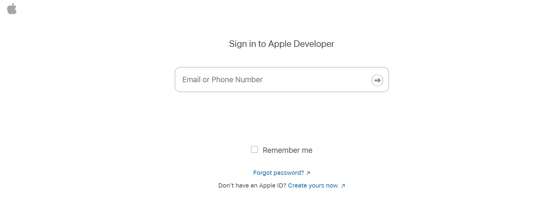 Create Apple Developer Account