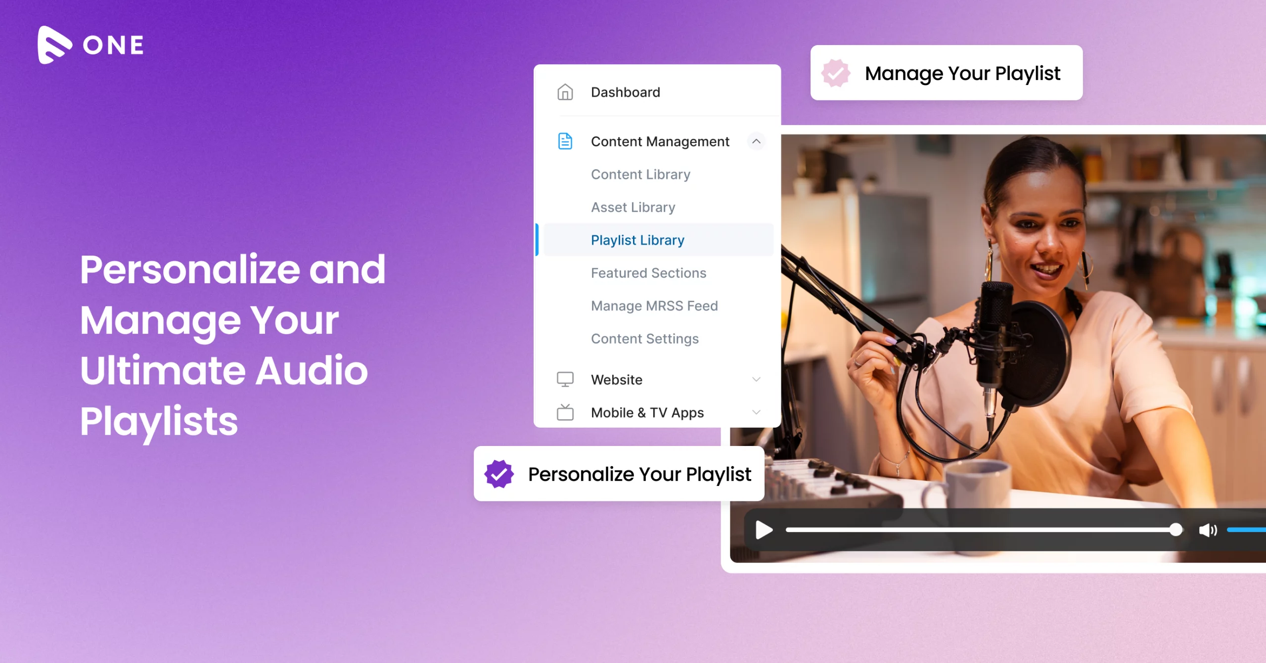 Personalize and Manage Your Ultimate Audio Playlists